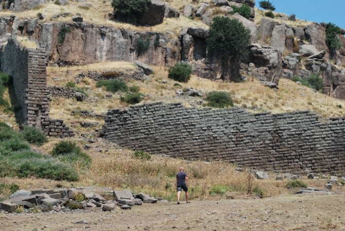 Zdobywanie zdjęć w pocie czoła - Assos/Behramkale