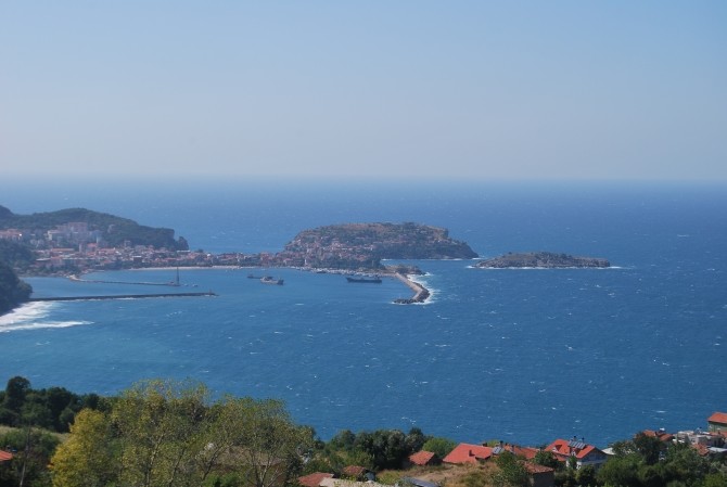Panorama Amarsy z drogi z Sinop