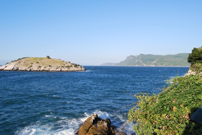 Widok na Wyspę Królików