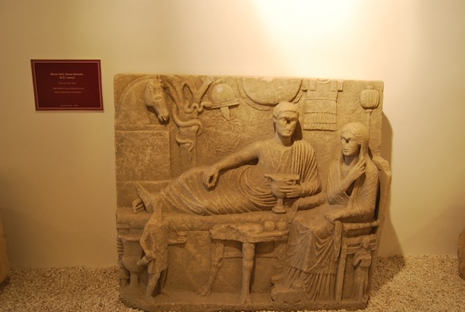 Stela rzymska z Enez w Muzeum Archeologicznym w Edirne
