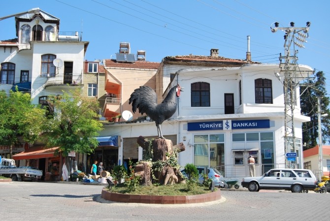 Pomnik czarnego koguta w Gerze