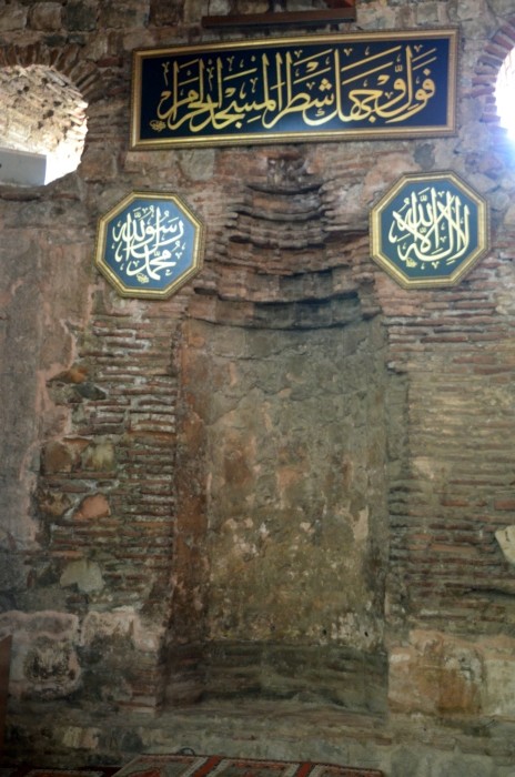 Mihrab w Hagia Sophia w Izniku