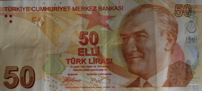 Banknot 50-lirowy - awers